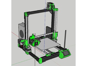franken3d i3 - yükseltme bltouch + heatbed 3d print model - Mito3D