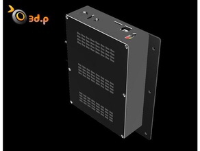 case, siyah v13 + biqu mosfet a8 artı anet parçaları yükseltme 3d print model - Mito3D