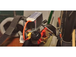 dji uruav receptor analógico adaptador de w interruptor alimentación externo & clip la batería drone el fpv quadcopter tricopter 3d print model - Mito3D