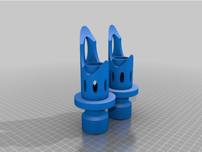 lightsaber shroud pair emitter 3d print model - Mito3D