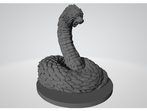 grizzly serpent thisisnotatest 3d print model - Mito3D