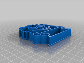 cookie cutter mostro monster 3d print model - Mito3D
