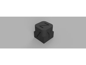 xyz cubi di prova 20mm la calibrazione del cubo test 3d print model - Mito3D