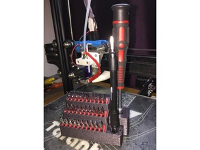 bit sortiment lidl's precision screwdriver set holder lidl 3d print model - Mito3D