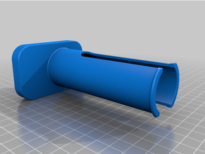 magnetic toilet paper holder step file tp 3d print model - Mito3D