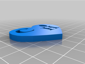 ch anillo de claves 3d print model - Mito3D