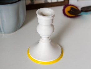 classico candeliere di candela arredamento la decorazione decorativo easy print 3d print model - Mito3D