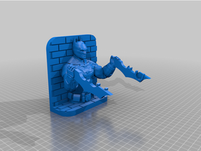 batman portarrollos de soporte papel higiénico 3d print model - Mito3D