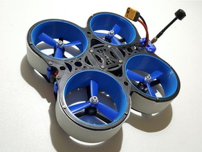 cinequad cinewhoop de 3 pouces le bourdon caddx tarsier diatone mod drone les drones fpv quad quadricoptère quadcopter frame 3d print model - Mito3D