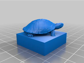 tartaruga lego duplo compatível tijolo 3d print model - Mito3D