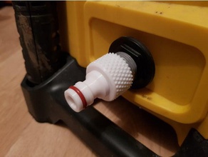 workzone pressure washer hose connector garden pipe jet wash 3d print model - Mito3D