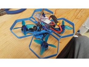 tinytina yakalar betafpv-sürüm drone gerçek quadcopter tinywhoop küçük bir çığlık 3d print model - Mito3D