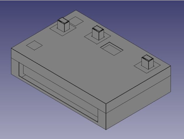 carcasa cpc dandanator dual mini amstrad 3D print model - Mito3D