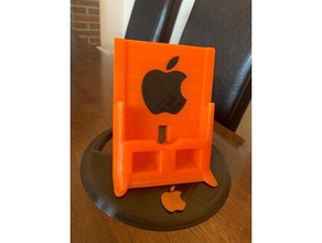 apple iphone xr dock a encaixe stand 3d print model - Mito3D