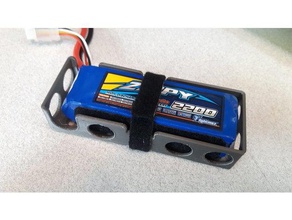 battery case holder lipo akku tray bay 3d print model - Mito3D