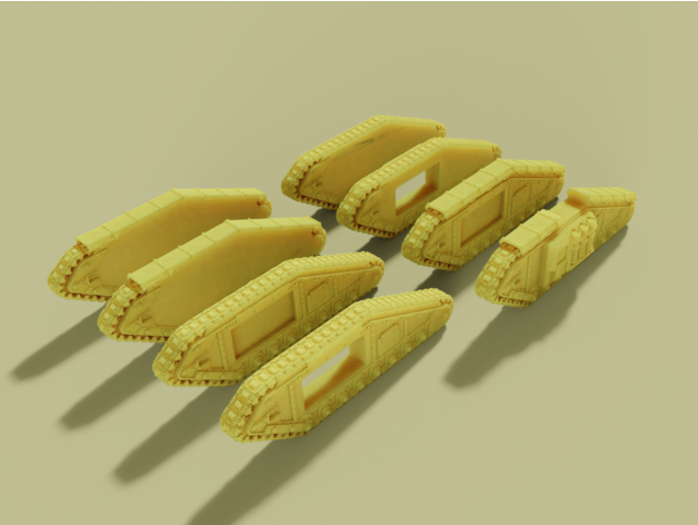 sigilate tank Seiten 3D print model - Mito3D