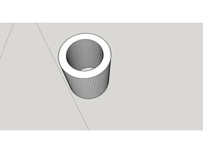 ender 3 filamento titolare distanziale Stampante 3d nell'entroterra spool porta bobina 3d print model - Mito3D