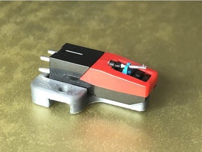 p-188 cartouche adaptateur vintage rca record changer l'adaptateur la enregistrement changeur lecteur de disques badge 3d print model - Mito3D