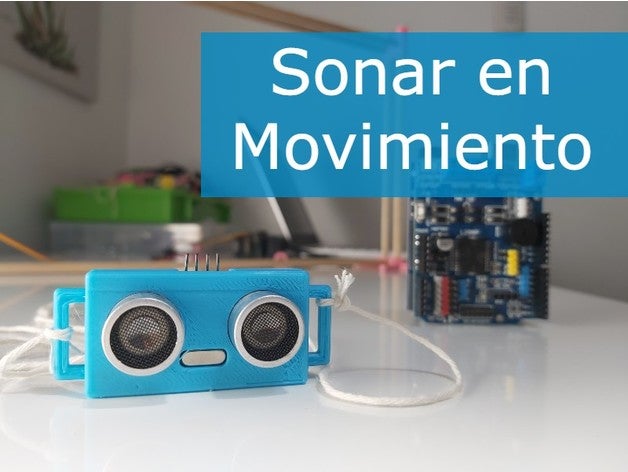 ultrasonico sonar arduino - mblock 5 hc sr 04 l298p motor el sensor sónar 3D print model - Mito3D