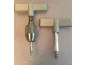 mango puntas destornillador handle screwdriver tips 3d print model - Mito3D