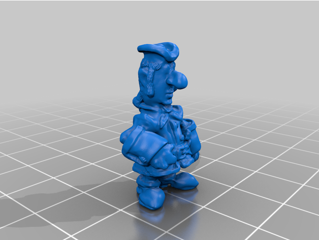 pirat chacal le pirate marin 3D print model - Mito3D