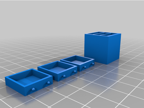 cajonera chest drawers v 10 3d print model - Mito3D
