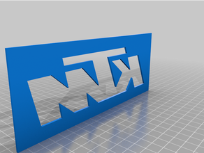 ktm logosu şablon sanat marka logo moto boya 3d print model - Mito3D
