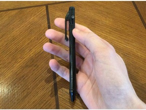 bolt-action penna clip laterale bolt action pen la matita 3d print model - Mito3D