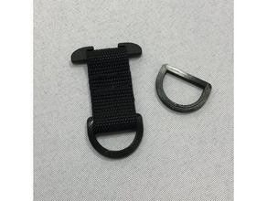 d-ring sırt çantası dişli molle dokuma 3d print model - Mito3D