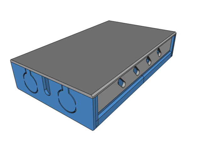 caso controlo electrónico de velocidade rgbww wi-fi controlador led fhem gx16 diodo emissor luz leds 3D print model - Mito3D