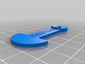 loonie grocery cart key chain 3d print model - Mito3D