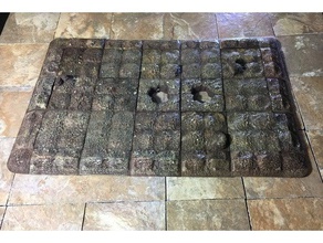 mud rock dungeon ends dnd tiles dungeons dragons openlock pathfinder rpg tabletop gaming 3d print model - Mito3D