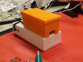 lm2596 + micro usb, conversor buck gabinete ikea diodo emissor de luz da corrente Usb 5v dc-dc usb 3d print model - Mito3D
