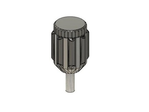 screw top knob bandsaw miter gage 3d print model - Mito3D