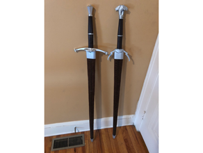 witcher inspired attachments rawlings sparring swords 3d print model - Mito3D