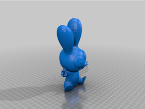 gaspard bunny coniglietto il coniglio 3d print model - Mito3D