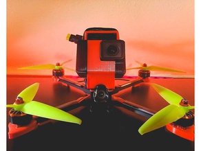 iflight xl7 cofpv edition parts & mounts first person video fpv gopro hero 5 6 7 mount remote control 3d print model - Mito3D