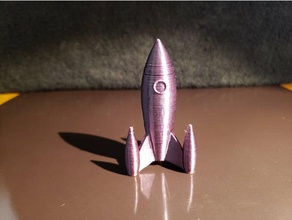 toy rocket model 3d print model - Mito3D