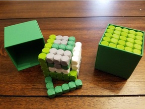 soma-Würfel cube puzzle soma 3d print model - Mito3D