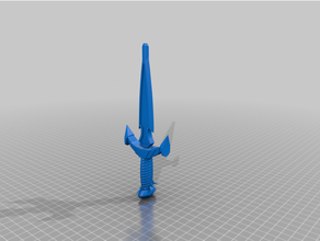 mehrunes razor pen dagger frsky skyrim item weapon sword 3d print model - Mito3D