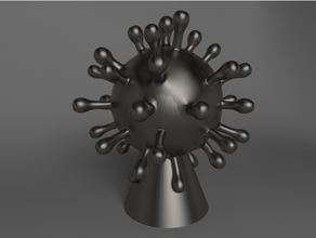 wu-flu corona virus 3d print model - Mito3D