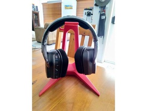 headphone stand - easy print cable hooks 3d print model - Mito3D