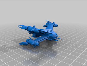 badger starfury v2 1 270 babylon5 babylon 5 earth force fighter sci-fi scifi spaceship toy tv show x-wing game 3d print model - Mito3D