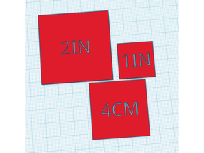 sewing pattern Projektor-Kalibrierung Quadrate 3d print model - Mito3D