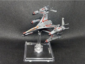 thunderbolt starfury 1 270 babylon5 babylon 5 earth force fighter sci-fi scifi spaceship toy tv show x-wing game 3d print model - Mito3D