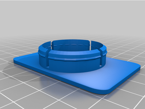 blum Scharnier cap Loch abdecken 3d print model - Mito3D