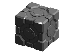 portal 1 companion cube 3d print model - Mito3D