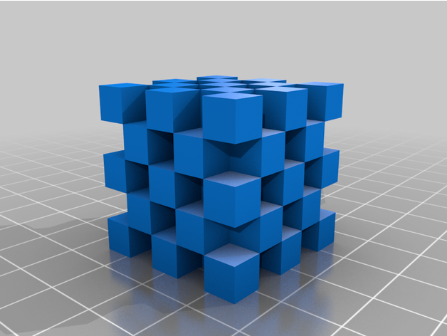 cube torture test 3D print model - Mito3D