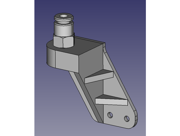 jgaurora a5 inversa bowden monte 3D print model - Mito3D