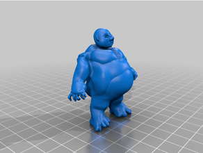 super ragazzo grasso 3d print model - Mito3D